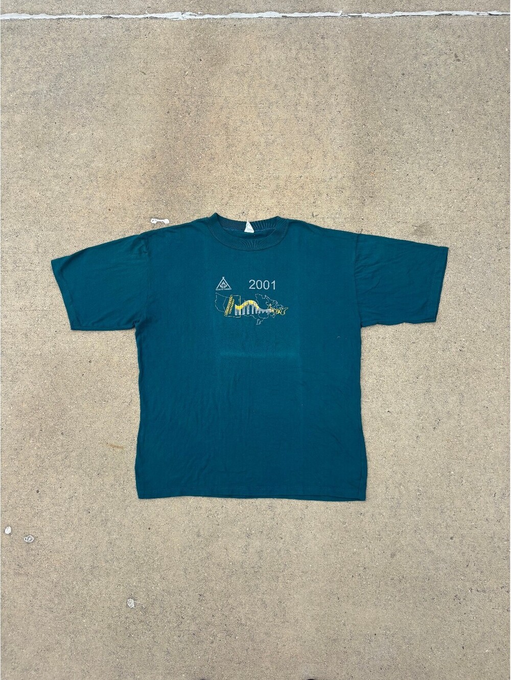 Jerzees Plus Size 2XL Vintage 2001 Scouts Canada Graphic Tee